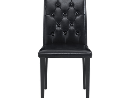 Dining Chairs With Ergonomic Buckle Backrest For Family Dining Rooms
