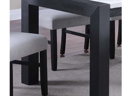 Dining Table - Charcoal / White / Charcoal