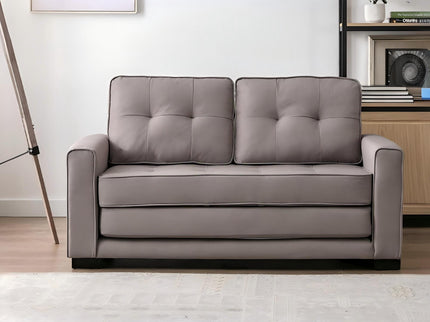 Pull Out Sleeper Loveseat - Light Brown