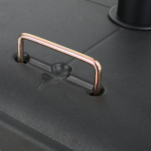 Wheelie - Stylish Square Umbrella Base With Stainless Steel Pole Handle