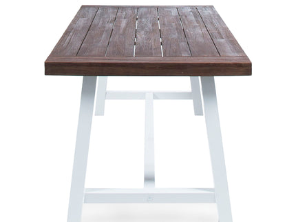Outdoor Sandblast Finish Acacia Wood Dining Table