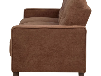 Heather - Track Arm Tufted Sofa - Rust