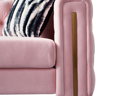 Chesterfield - Modern Tufted Living Room Sofa, 84.25''W Couch