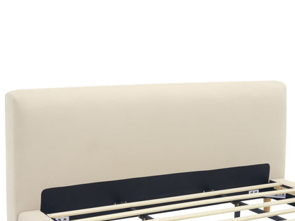 Chunky - California King Bed Frame - Beige