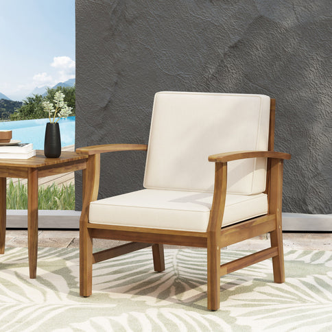 Perla - Contemporary Club Chair With Water Resistant Cushionі