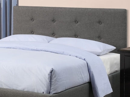 Bed With Tufted Headboard And Storage Drawer