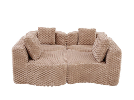 Modular Sectional Sofa With Free Combination Design