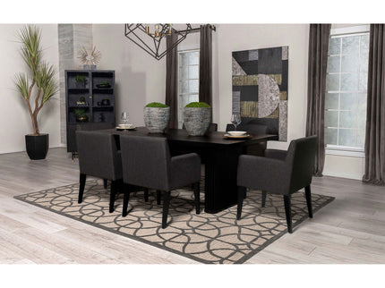 Houston - Rectangular Double Dining Table Top - Black
