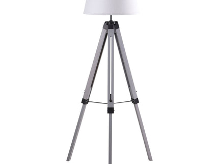 Hannah - Floor Lamp With Tripod Base - Gray