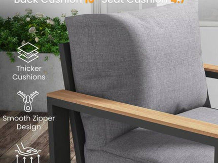 Modern Outdoor Sofa Set With Coffee Table