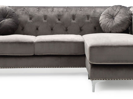 Soft y Micro Suede Sofa Chaise