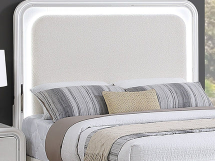 Bedroom Sets With LED Lights And Panel Headboard