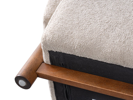 Modern Accent Chair With Recessed Arms And Tight Back