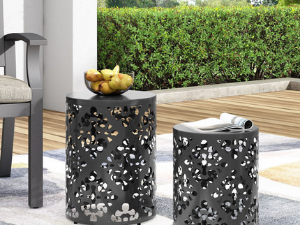 Outdoor Metal Modern Design End Table