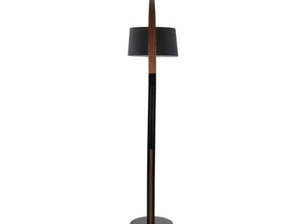 Noah - Mid-Century Modern Floor Lamp - Walnut