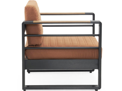 Giovanna - Club Chair Set With Aluminum Frame