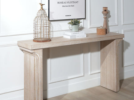 Console Table With Decorative Molding