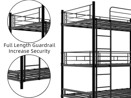 Triple Frame Bed With Built In Ladder