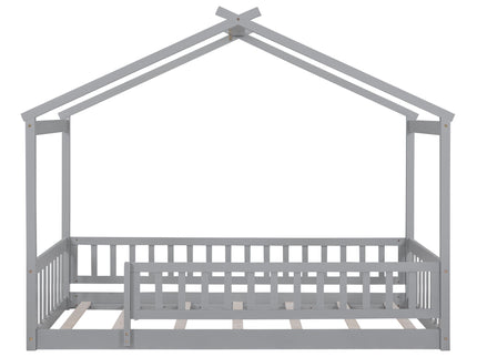 Bed House Bed Frame With Fence