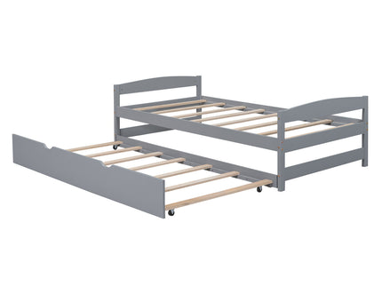 Platform Bed With Trundle