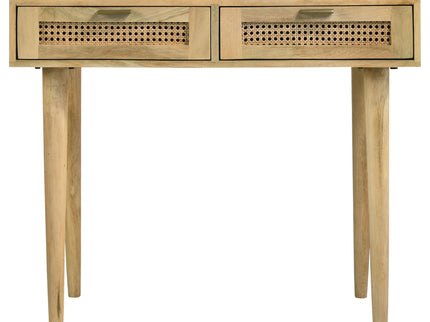 Zamora - 2 Drawer Entryway Console Accent Table - Natural