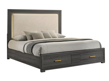 Colorado - Bed With Upholstered LED Headboard