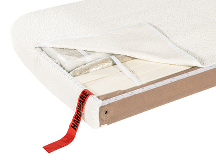 Roman - Curved Headboard Upholstered Platform Bed