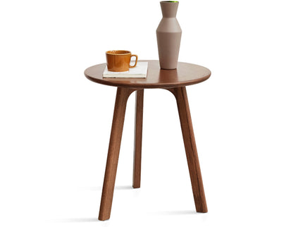 Round Small End Table, Side Table For Bedroom & Balcony