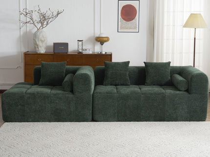 Sectional Free Combined Sofa With 2 Side Pockets
