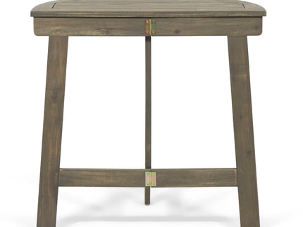 Outdoor Half Round Folding Acacia Wood Bistro Table