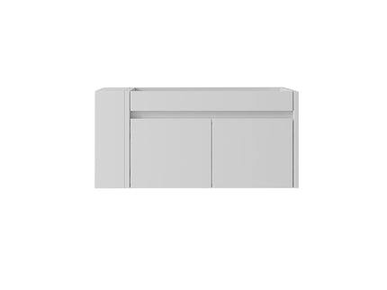 36" Floating Bathroom Vanity Cabinet, With Soft Close Double Doors, Wall Mounted, Cabinet Only - White