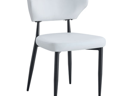 Minimalist Ergonomic Dining Chair With Curved Backres (Set of 4)