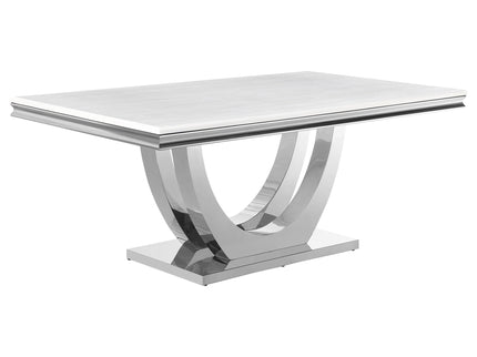 Kerw - 7 Piece Rectangular Dining Table Set - Gray