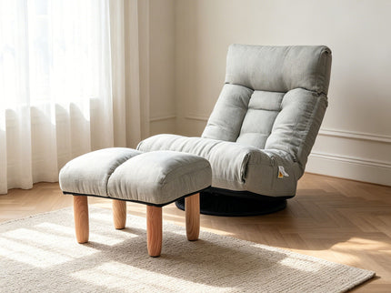 Adjustable Japanese Reclining Floor Chair Sofa With Metal Frame For Living Room