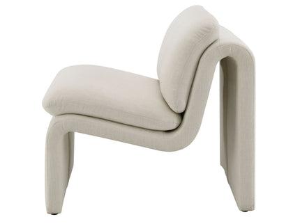 Jaeda - Innovative Elegance Accent Chair In Curved Shape
