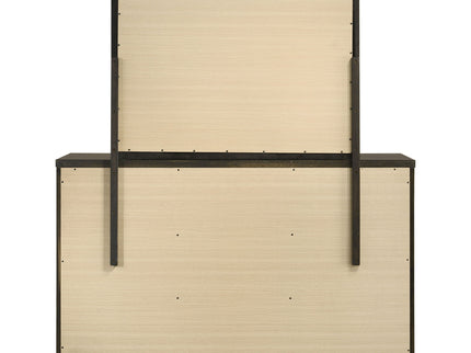 Clement - 6 Drawer Dresser With Mirror - Dark Coffee