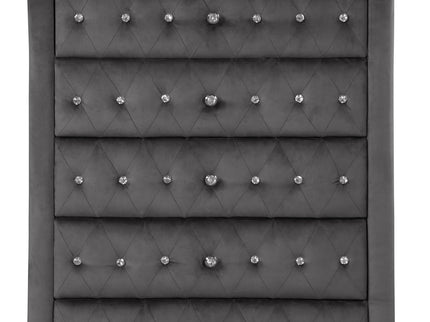 King 5 Piece Bedroom Set Made - Gray