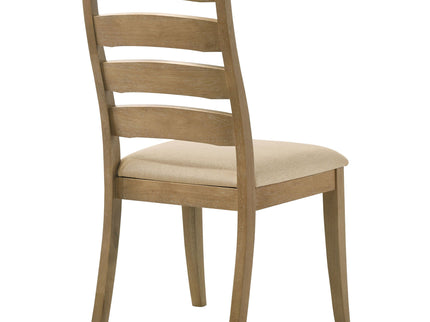 Sammy - Dining Side Chair (Set of 2) - Brown / Beige
