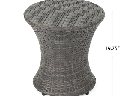 Thrive - Hourglass Rattan Table With No Glass Top