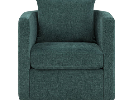 Sutton - Swivel Barrel Chair - Peacock