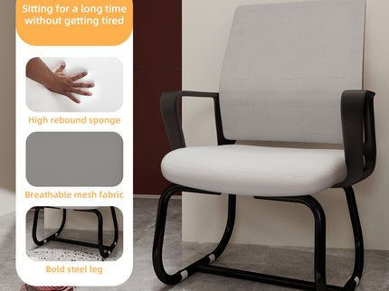 Minimalist Office Chair & Soft Backrest