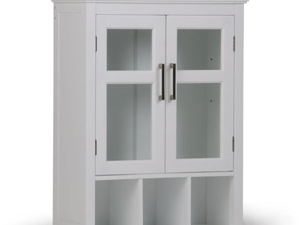 Avington - 2 Door Wall Cabinet With Cubbies - Pure White