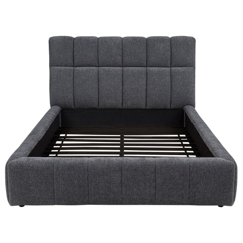 Branson - Platform Bed With Tufted Headboard