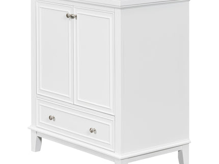 Modern Bathroom Vanity With Sink Combo, Multi Functional Cabinet With Doors And Drawer