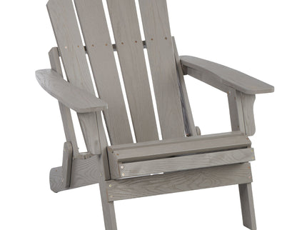 Oversize Outdoor Folding Adirondack Chair - Gray