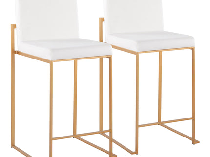Fuji - Contemporary High Back Stylish Counter Stool