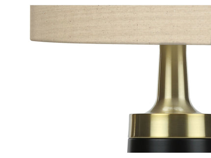Lighting, Table Lamp, Resin, Contemporary - Black / Cream