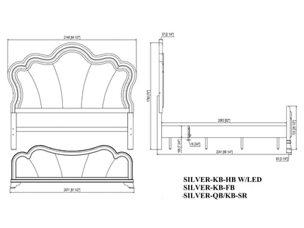 Aurelia - Bed With LED Light