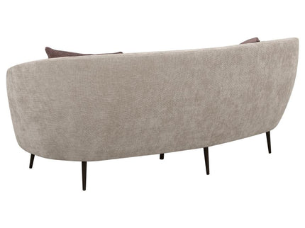 Ellorie 2-piece Upholstered Curved Sofa Set Beige