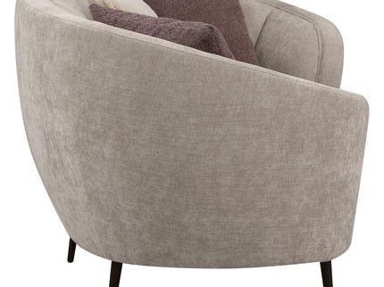 Ellorie 2-piece Upholstered Curved Sofa Set Beige